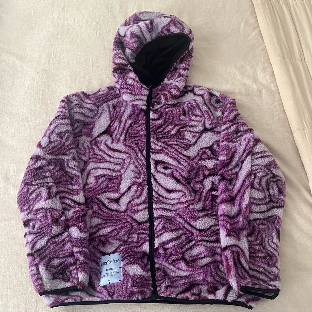 MCQ Purple Fleece Cabbage Jacket